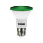 LAMPARA LED PAR 20 IP 65 6W VERDE E-27