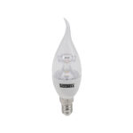 LÁMPARA VELA LED BOQUILLA TRENZADA TVL 25/3W 2700K E14 CON ADAPT. E27