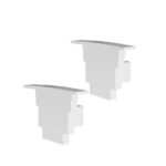 ACCESORIOS PERFIL VERTEX 25X17 TAPA/CLIP BAJO BLANCO