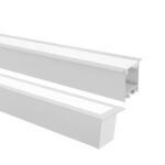 PERFIL LED TASCHIBRA APEX 35X28 EMPOTRAR 28X35X3000mm BLANCO