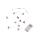 HALLOWEEN TASCHIBRA HILO LED 10 CALAVERAS BLANCAS 2XAA