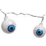 HALLOWEEN TASCHIBRA CORDON LED 10 OJOS 2XAA