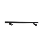 SPIRE LÁMPARA LED LINEAL 40W 3000K EMPOTRABLE + 2 Focos MR11 SIN LÁMPARA NEGRO MATE
