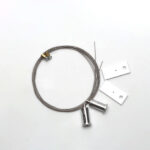 KIT PENDIENTE PARA PERFIL ZENITH 50X50 1 Y 2 METROS BLANCO