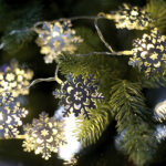 COPO DE NIEVE HILO DE LUZ LED 3000K