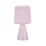 LÁMPARA DE CERAMICA POTTERY E27 ROSA 25CM