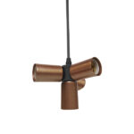 COLGANTE TASCHIBRA NICK 4XE27 COBRE