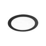 PANEL LED 24W LUX REDONDO EMPOTRAR NEGRO 3000K