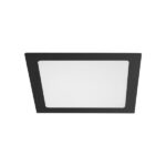PANEL LED 24W LUX CUADRADO EMPOTRAR NEGRO 3000K