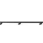 SPIRE LÁMPARA LED LINEAL 60W 3000K EMPOTRABLE + 3 PUNTOS MR11 SIN LÁMPARA NEGRO MATE