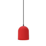 COLGANTE TAZA 1XE27 ROJO F.