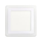 PANEL LED BICOLOR 6W+3W CONSTRUIDO CUADRADO