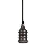 COLGANTE TASCHIBRA METAL PUNTO ONDA NEGRO PERLADO