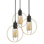 COLGANTE CIRCULO TASCHIBRA 3XE27