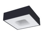 PLAFON TASCHIBRA WAFFLE 4XE27 NEGRO MATE