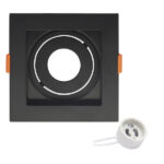 SPOT EMPOTRADO CONECTA RECUTADO CUADRADO PR MR11