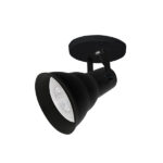 SPOT TASCHIBRA CIRCULAR HOL 1XE27 PAR30 NEGRO MATE
