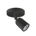 SPOT LED DIRECTO MR16 BASE CIRCULAR 1X4W 3000K NEGRO
