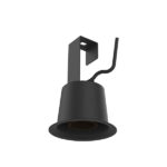 FOCO E27 CON GANCHO PARA ELECTRO TRIM NEGRO MATE