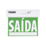 PLACA SELECTOR SALIDA LED 255X210MM UNA CARA VERDE