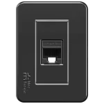 TOMA RJ45 CAT6 CON PLACA MOV-ONYX - UNIDAD (85074) - LÍNEA MOVLIGHT