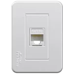 PROLOGANDOR RJ45 CAT5 HEMBRA X HEMBRA CON PLACA MOV-PLUS - UNIDAD (81154) - LÍNEA MOVLIGHT