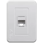 PROLOGANDOR RJ45 CAT6 HEMBRA X HEMBRA CON PLACA MOV-PLUS - UNIDAD (81155) - LÍNEA MOVLIGHT