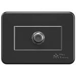 CONECTOR PARA ANTENA COAXIAL CON PLACA MOV-ONYX - UNIDAD (85082) - LÍNEA MOVLIGHT