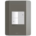 1 INTERRUPTOR BIPOLAR 25A/250VAC ACOPLAMIENTO CONVENCIONAL CON PLACA PRISMA (84029) - LÍNEA PRISMA