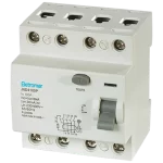 J6D4100P - INTERRUPTOR DIFERENCIAL, 4 POLOS, 100A, 6KA 30MA - (E90370) - UNIDAD