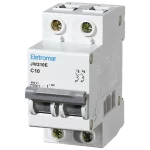 JW206E - DISYUNTOR IEC, 2 POLOS, 6A, CURVA C, 3KA - (E89129) - UNIDAD
