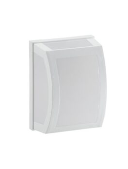 ARANDELA PVC 1L E27 SMART OVAL BLAN/LECHOS