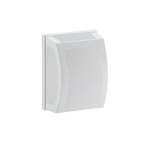 ARANDELA PVC 1L E27 SMART OVAL BLAN/LECHOS
