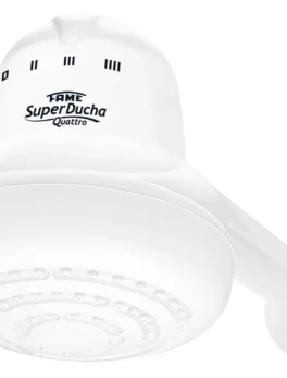 SUPER DUCHA QUATTRO CON CAÑO DE 30CM - BLANCA - 220V~ 6.800W