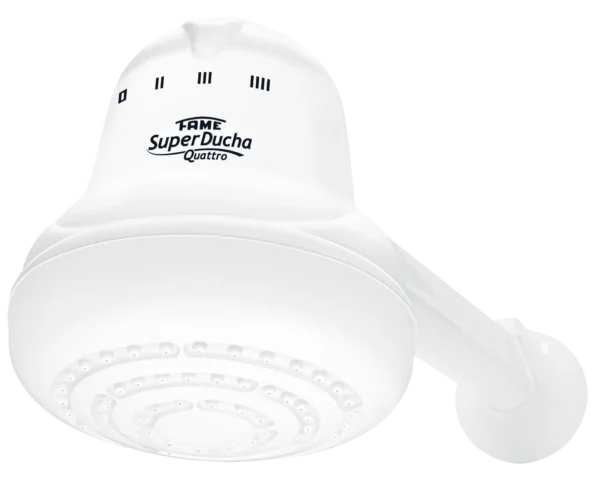 SUPER DUCHA QUATTRO CON CAÑO DE 30CM - BLANCA - 220V~ 6.800W