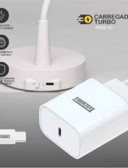 TASCHIBRA PD20-1C TURBO CARGADOR USB AUTOVOLT 20W